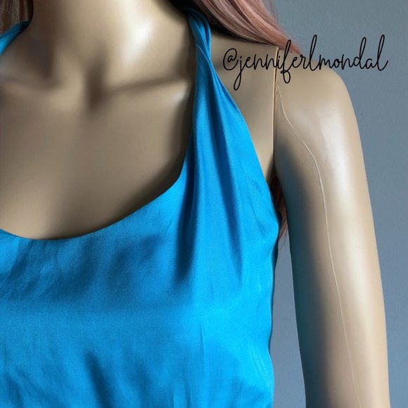 😍 NWT Banana Republic Fabulous Silk Twist Midi Dress - Size 12! 😍 - Picture 6 of 7